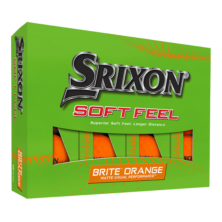 SOFT FEEL BRITE Golf Balls Orange - ParWestGolf