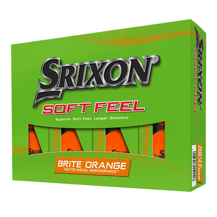 SOFT FEEL BRITE Golf Balls Orange - ParWestGolf