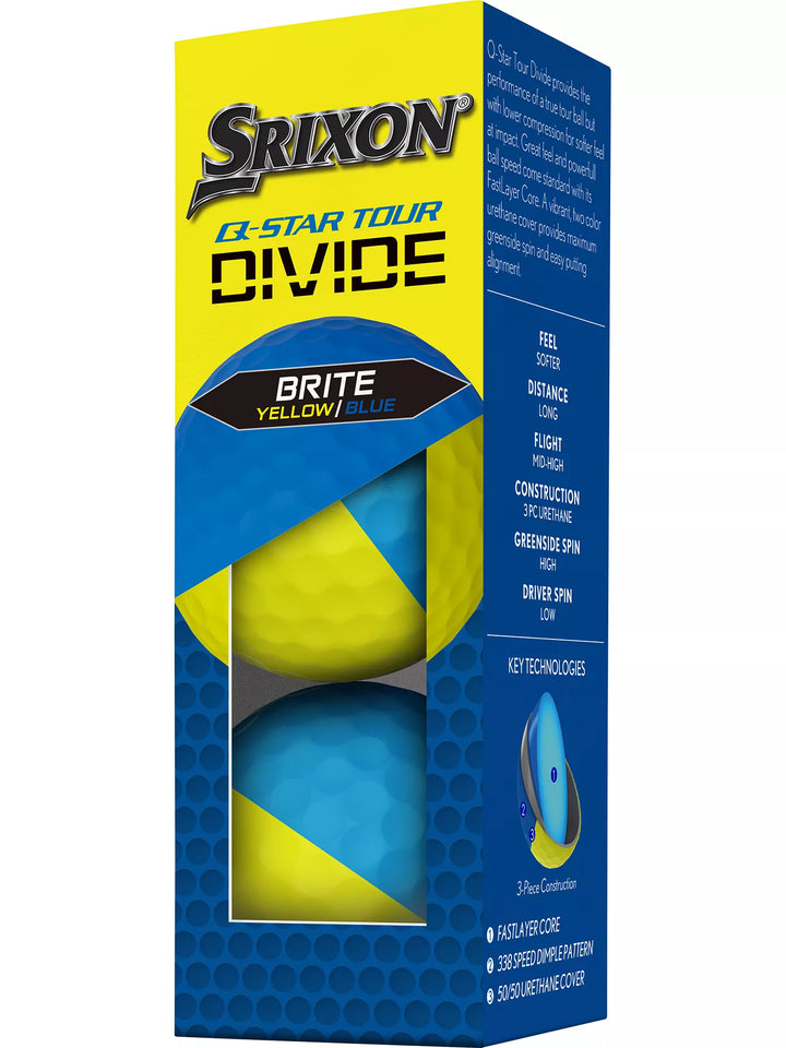 Srixon 2024 Q-STAR Tour Divide 2 Golf Balls - ParWestGolf