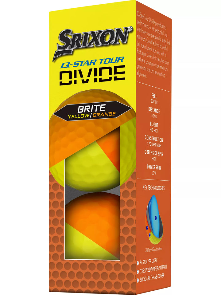 Srixon 2024 Q-STAR Tour Divide 2 Golf Balls - ParWestGolf
