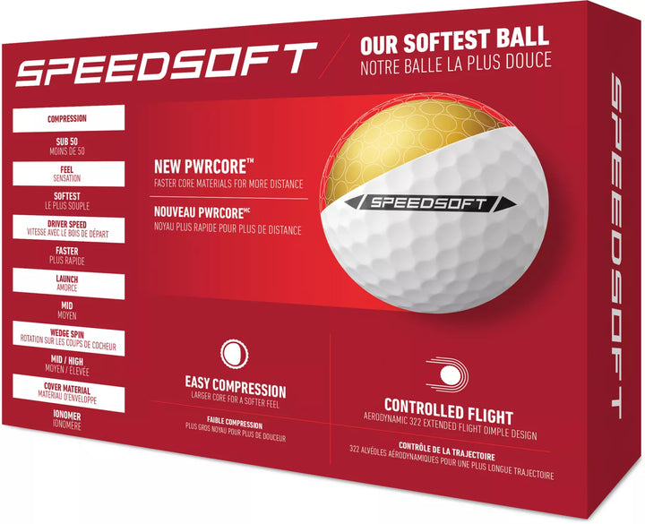 TaylorMade 2024 SpeedSoft Golf Balls - ParWestGolf