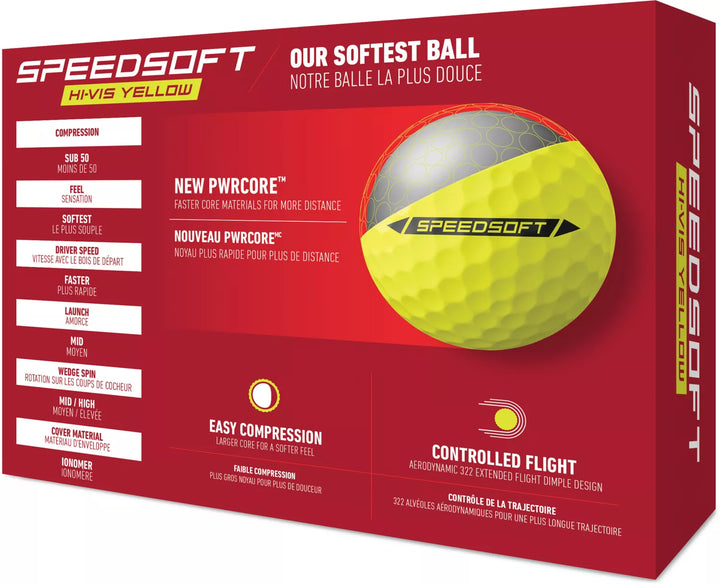 TaylorMade 2024 SpeedSoft Golf Balls - ParWestGolf