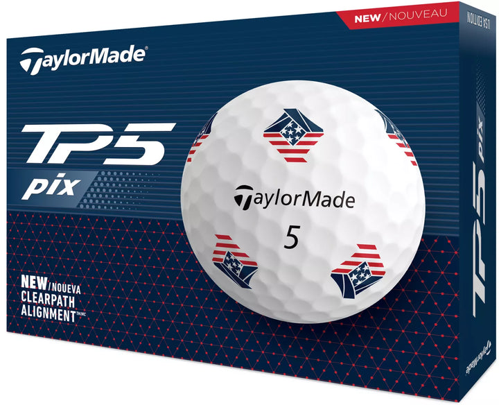 TaylorMade 2024 TP5 pix 3.0 USA Golf Balls - ParWestGolf