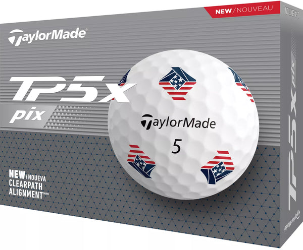 TaylorMade 2024 TP5x pix 3.0 USA Golf Balls - ParWestGolf
