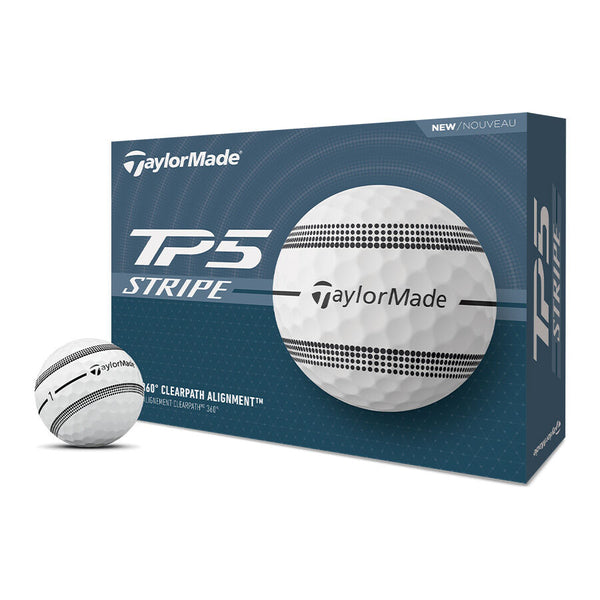 TaylorMade TP5 Stripe Golf Balls - ParWestGolf