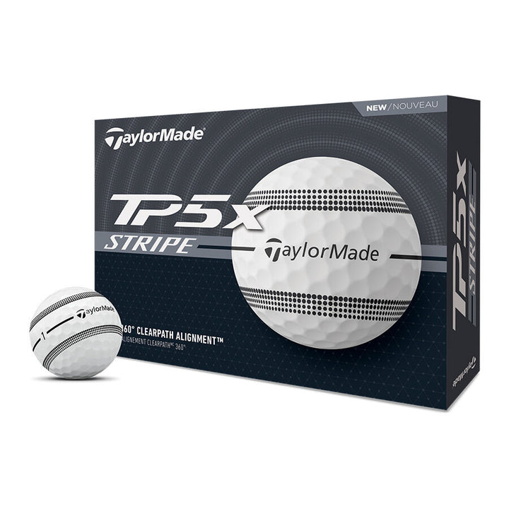 TaylorMade TP5x Stripe Golf Balls - ParWestGolf