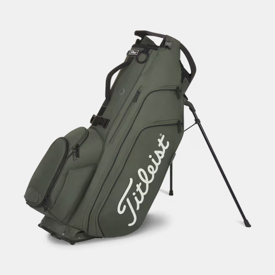 Titleist Hybrid 14 Cart Bag-Charcoal/Grey/Crimson/White | ParWest Golf