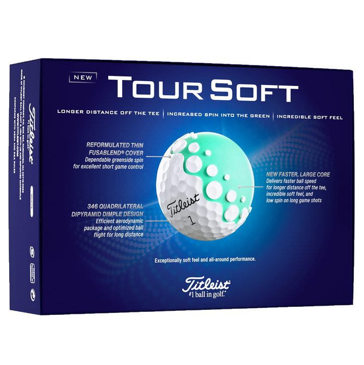 Titleist Tour Soft 2024 Golf Balls - ParWestGolf