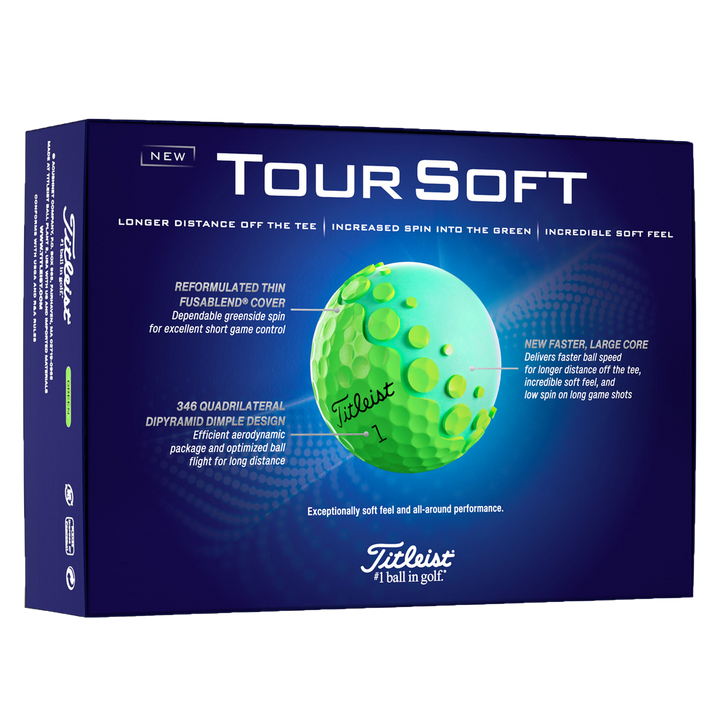 Titleist Tour Soft 2024 Golf Balls - ParWestGolf