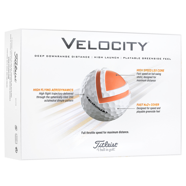 Titleist Velocity 2024 Golf Balls - ParWestGolf