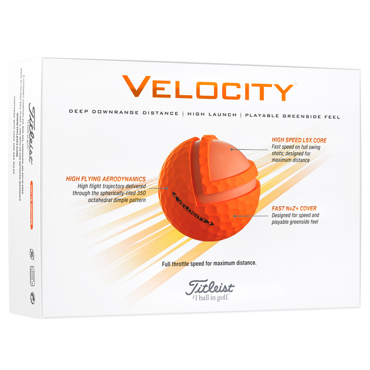 Titleist Velocity 2024 Golf Balls - ParWestGolf