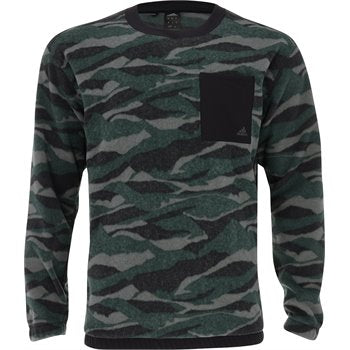 Adidas Texture Print Sweater Crew
