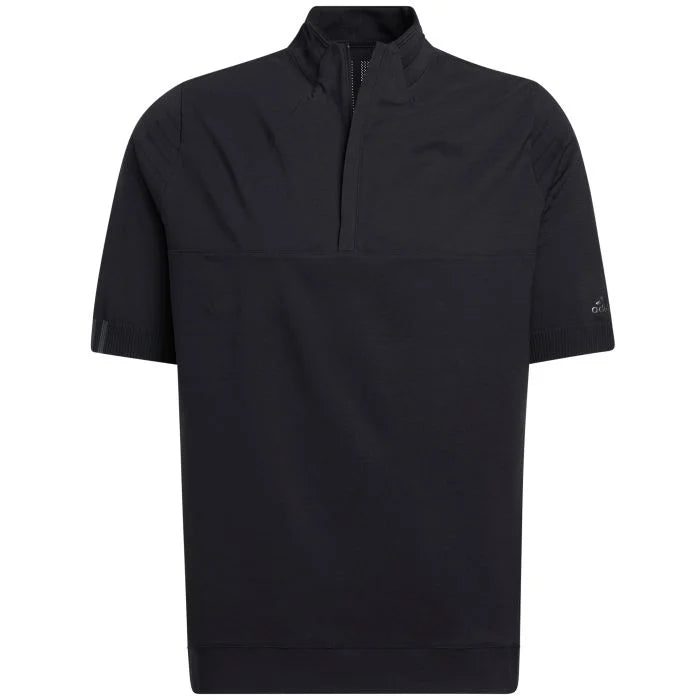 ADIDAS STATEMENT PRIMEKNIT QUARTER-ZIP PULLOVER Black