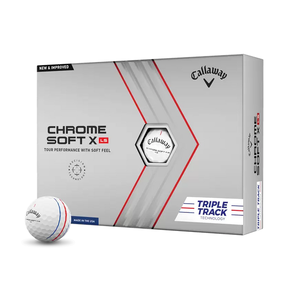 Chrome Soft X LS Triple Track Golf Balls
