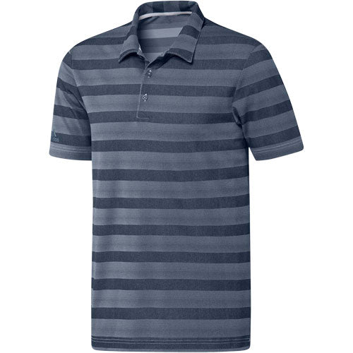 Adidas Men's 2 Color Stripe Golf Polo